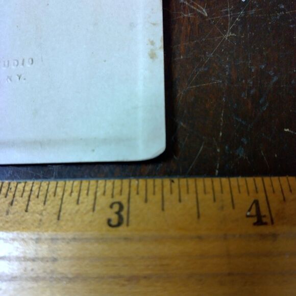 Cabinet Card World War 1 soldier Louisville Kentucky Brown's Studio 8" X 3 1/4" - Picture 5 of 6